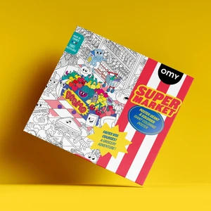 Omy Dev Boyama Posteri Supermarket