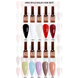 Qnail Professional Uno Kalıcı Oje 10'lu Set