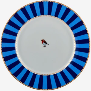 Pip Studio Love Birds Mavi Porselen Kahvaltı Tabağı 21 cm