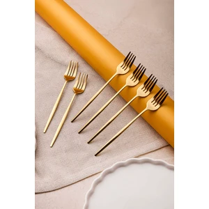 Common Gold Paslanmaz Çelik 6'lı Tatlı Çatalı