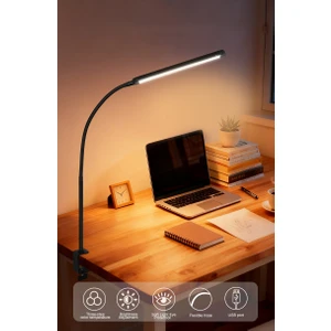 Ayarlanabilir Flex Çalışma Okuma Masa Lambası LED Akrobatik Lamba