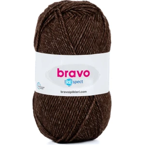 Respect - 80 Acı Kahve - 100G / 230M Örgü Ipi Pamuk Akrilik