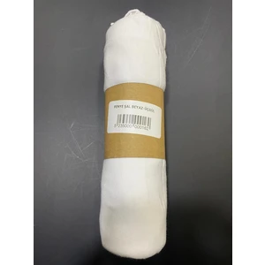 Penye Şal Beyaz-Üçgül