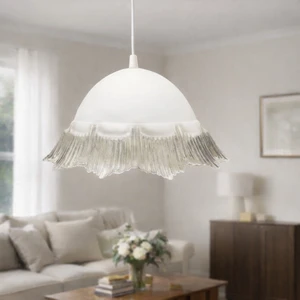 Mirsa Elektrik MTIC19 Tekli Büyük Avize Cam