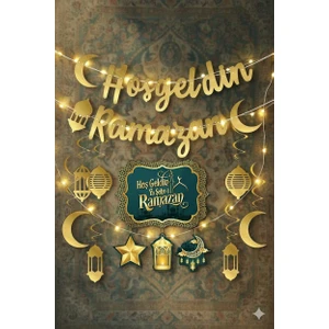 LED Işıklı Ramazan Süsleri 4 Lü Set