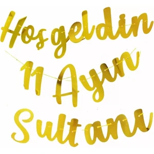 Patladı Gitti Hoşgeldin 11 Ayın Sultanı Kaligrafi Banner