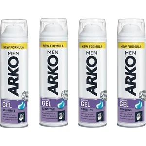 Men, Sensitive Tıraş Jeli - 200 ml x 4 Adet