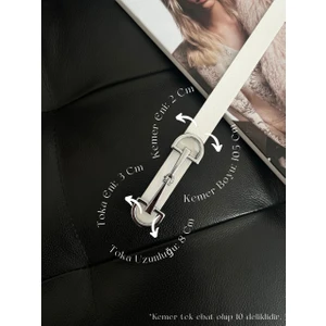 Uzun Tokalı Ince Kadın Kemeri, Ceket Kemeri, Gömlek Kemeri, Elbise Kemeri