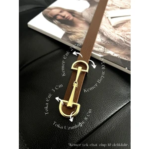 Uzun Tokalı Ince Kadın Kemeri, Ceket Kemeri, Gömlek Kemeri, Elbise Kemeri