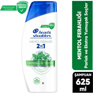 Head & Shoulders Mentol Ferahlığı 2si1 Arada Kepeğe Karşı Etkili Şampuan 625 ML