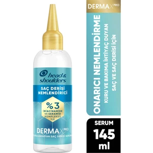 DermaXPRO Onarıcı Nemlendirme Saç Derisi Nemlendirici Durulanmayan Saç Derisi Serumu Niacinamide ve Seramid ile 145ml