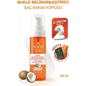 Bukle Belirginleştirici Saç Köpüğü, 200 ml Hindistan Cevizi Özlü