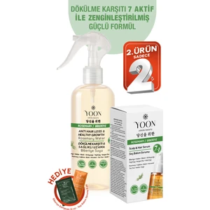 2'li Hızlı Saç Uzatan, Saç Dökülmesine Karşı, 7 Aktifli Biberiyeli Saç Serumu 50 ml - Bakım Suyu 200 ml Set