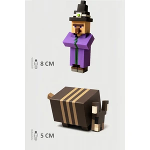 Witch Cadı ve Armadillo Set Hareketli Eklemli Figür