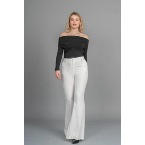 Kemerli Ispanyol Paça Pantolon 3891