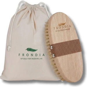 %100 Doğal At Kılı Fırça | Canlandırıcı Vücut Fırçası | Selülit Fırçası | Ödem Atıcı Detoks Ritüeli + Pamuk Bez Çanta