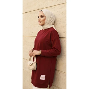 Yazlık Kadın Tesettür Bisiklet Yaka Terletmeyen Penye Kumaş Tunik