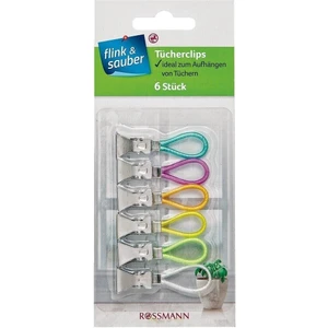 Flink & Sauber Peçete Klipsi 6'lı