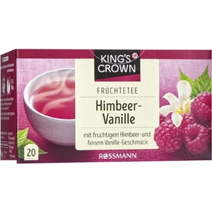 King's Crown Ahududu ve Vanilya Meyve Çayı 60 gr Doğal ve Katkısız Ferahlatıcı Lezzet