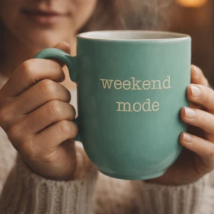 Weekend Mode Kupa - Mavi - 400 ml