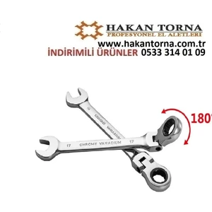 Mafsallı Cırcır Anahtar 8-10-13 mm 3 Parça 42 Diş Profesyonel Seri