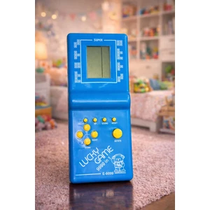 Nostaljik Atari El Oyunu Tetris Mavi