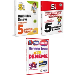 Ardışık Yayınları 5. Sınıf Bursluluk Sınavı Deneme Sınav Seti 2026 3 Kitap
