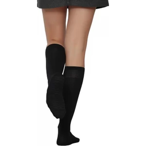 Çorap Diyarı & Bella Calze Diz Altı Siyah 2 Çift Masaj Çorabı