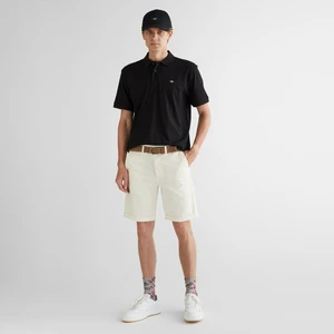Erkek Krem Slim Fit Şort