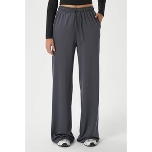 Kadın Modal Select Geniş Paça Antrasit Eşofman Altı