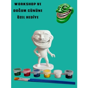 Vitrin XL Troll Face 3D Figür Boyama Seti