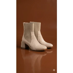 Lımoges Süet Köşeli Burun Bayan Bot