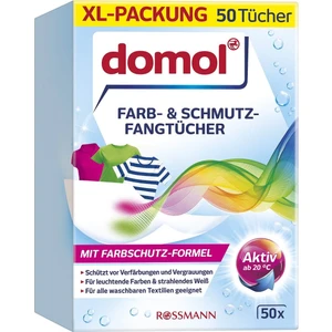 Beyaz Renk Ayırıcı Mendil - 50 Adet, Tek Katlı, Çamaşır Makinesi Kullanımı İçin