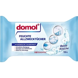 Islak Temizlik Bezi 50'li FSC Sertifikalı 20 x 18 cm Ev ve Ofis Kullanımına Uygun Yüksek Emicilik