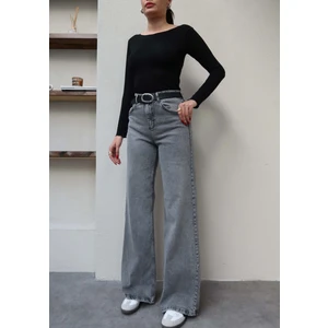 Esra Helvacı Likralı Straight Jean