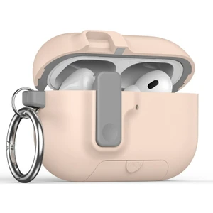 Apple Airpods Pro 3. Nesil ile Uyumlu Kılıf Standlı Kilitli Tpu Premium Matte Trip Case