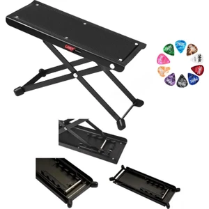 GS-03 Gitar Ayaklığı Ayak Sehpası 5 Kademe Pena Hediye (Metal Sağlam Ayaklar)