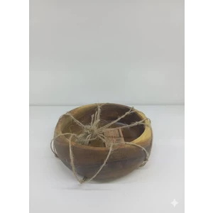 Mrk Model 14*14*5cm Ebatlarında Çerezlik Doğal Akasya Kase