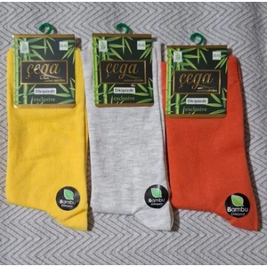 Multipa Bambu Şık Kadın Çorabı Soket 3 Çift