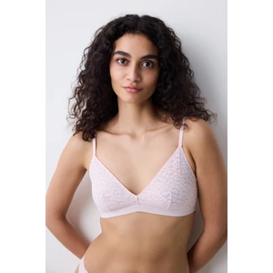 Triangle Lace Pembe Sütyen