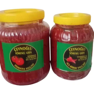 Çeyn Yöreselden 2 Kilo Domates 1 Kilo Acı Biber Salçası.