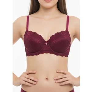 Silikonlu Destekli Dantelli Sütyen