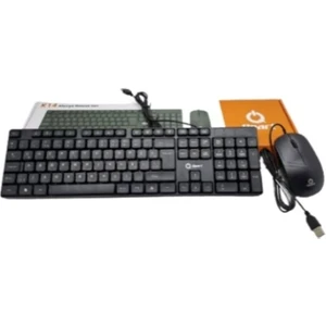 K-14 Kablolu Klavye & Mouse Set