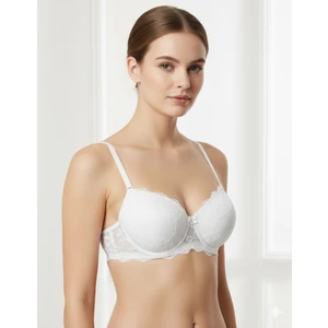 Silikonlu Destekli Dantelli Sütyen