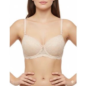 Silikonlu Destekli Dantelli Sütyen