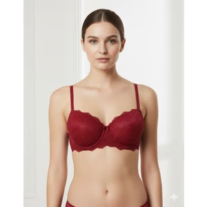 Silikonlu Desteksiz Dantelli Sütyen