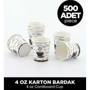 Sepet Doldur 4 Oz Karton Bardak - 500 Adet