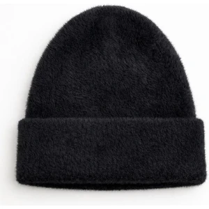 Aydın Şapkacınız Kadın Yumuşacık Akrilik Kumaş Saçaklı Tüylü Bere – Sıcak Tutucu Kışlık Şapka