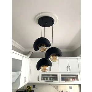 Dream Mode Beton Görünümlü Modern Şık Iskandinav Tarz 3 Başlıklı Avize (25CM) (Rustik Ampul Hediyeli) Nestvibe