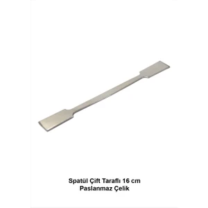 Spatül Çift Taraflı 16 cm Paslanmaz Çelik